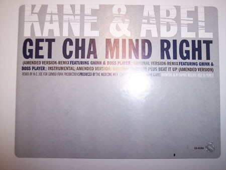 Kane & Abel - Get Cha Mind Right | EastWest Records America (ED-6185)