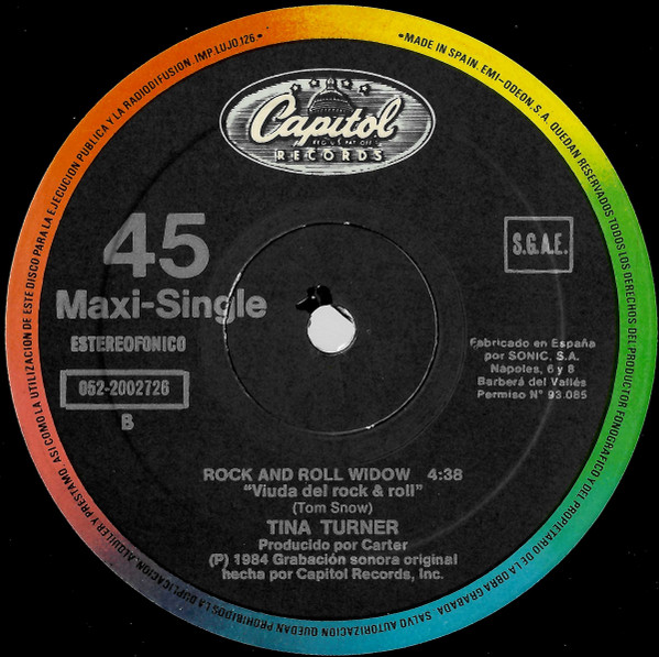 Tina Turner - What's Love Got To Do With It | Capitol Records (052-2002726) - 4