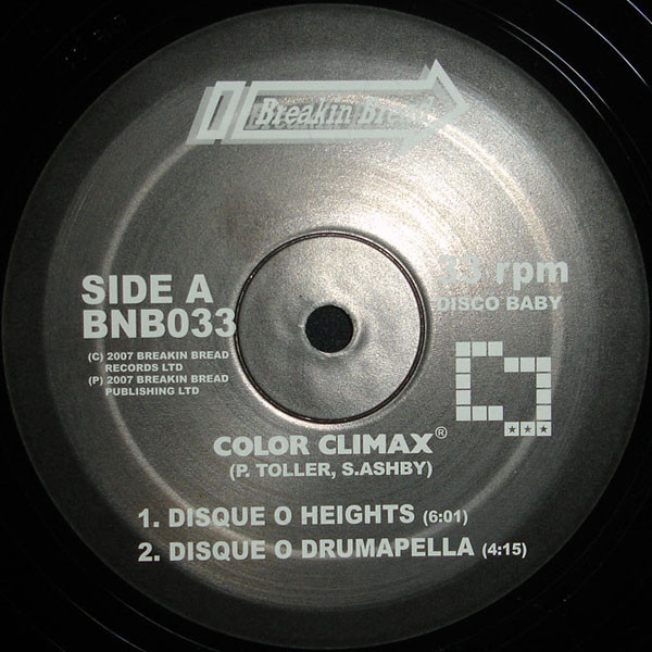 Color Climax - Disque O Heights / Pa Coco Solo | Breakin' Bread (BNB 033) - 2
