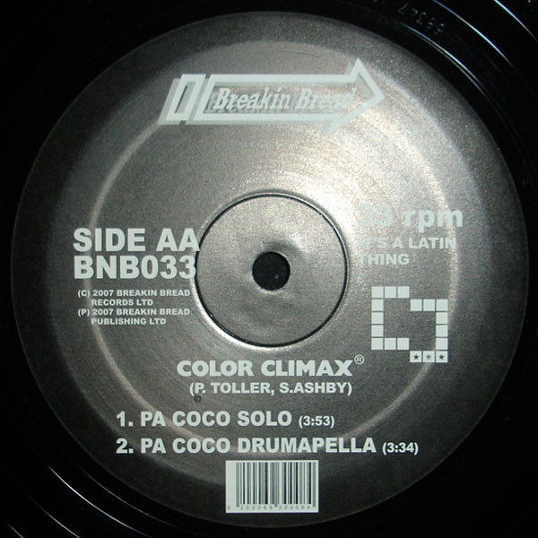 Color Climax - Disque O Heights / Pa Coco Solo | Breakin' Bread (BNB 033) - 3