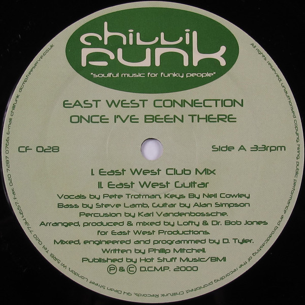 East West Connection - Once I've Been There | Chillifunk Records (CF 028)