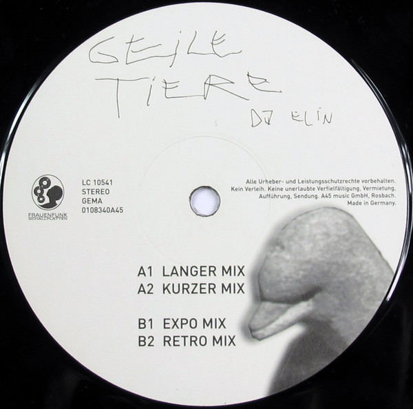 Elin - Geile Tiere | Frauenfunk Schallplatten (B031923-01) - 3