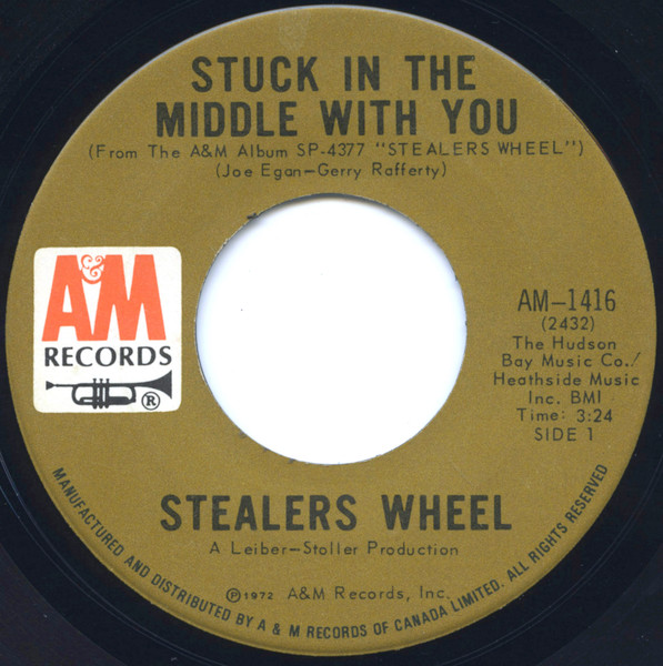 Stealers Wheel - Stuck In The Middle With You | A&M Records (AM-1416)
