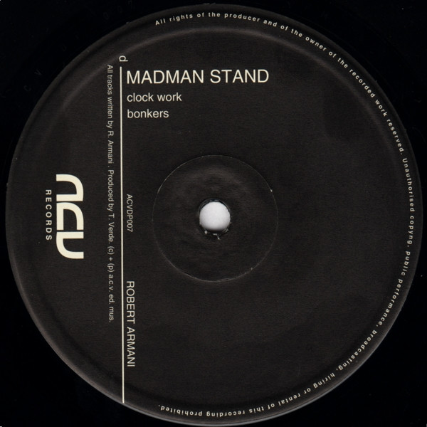 Robert Armani - Madman Stand | ACV (ACVDP007) - 6