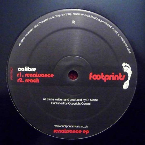 Calibre - Renaissance EP | Footprints (PRINT007)