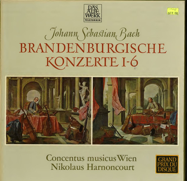 Johann Sebastian Bach , Concentus Musicus Wien , Nikolaus Harnoncourt - Brandenburgische Konzerte 1-6 | Telefunken (6.35043 DX)