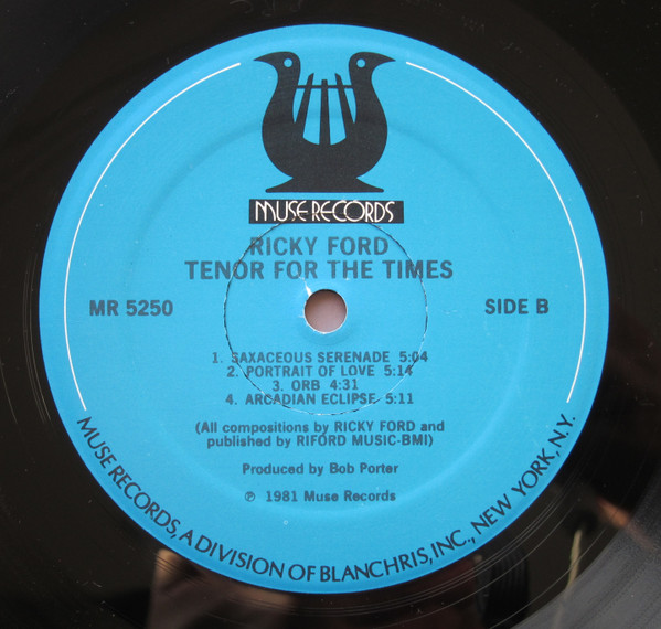 Ricky Ford - Tenor For The Times | Muse Records (MR 5250) - 4