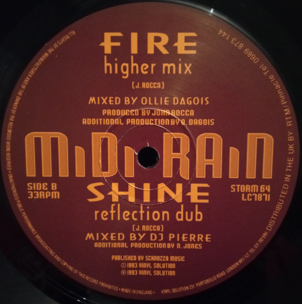 Midi Rain - Fire | Vinyl Solution (STORM 64) - 4 Midi Rain - Fire | Vinyl Solution (STORM 64) - 4