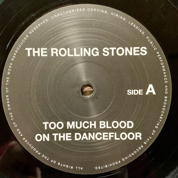 The Rolling Stones - Too Much Blood On The Dancefloor | Not On Label (The Rolling Stones) (none) - 4