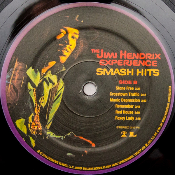 The Jimi Hendrix Experience - Smash Hits [Vinyl] | Experience Hendrix (88985303081) - 3