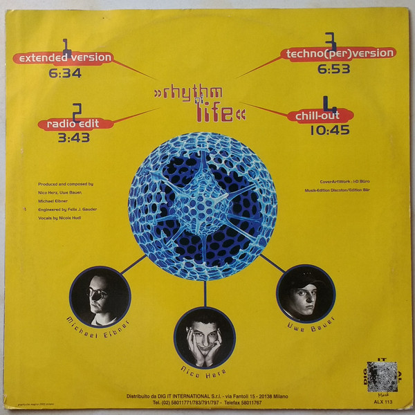 3 Of The Living - Rhythm Of Life | Dig It Al Mark (ALX 113)