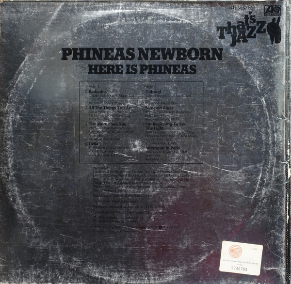 Phineas Newborn Jr. - Here Is Phineas | Atlantic (ATL 50 522) - 4