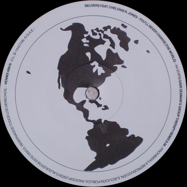 Belivers Feat. Chelonis R. Jones - You'll Never Change (The World) | Vendetta Records (VENMX 698 N) - 3