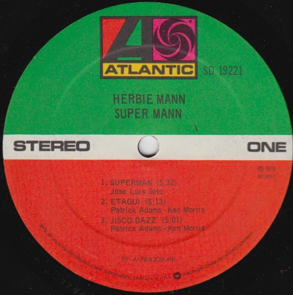 Herbie Mann - Super Mann | Atlantic (SD 19221) - 3