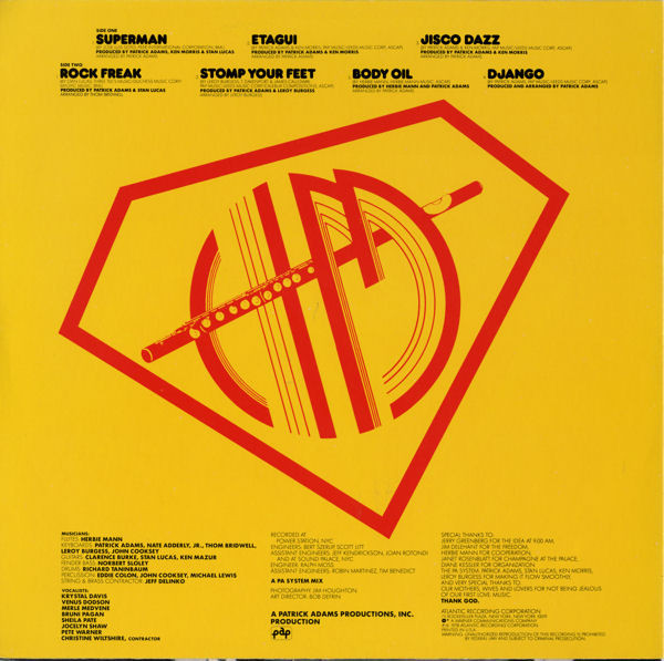 Herbie Mann - Super Mann | Atlantic (SD 19221) - 2