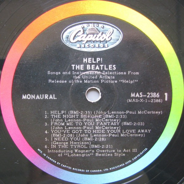 The Beatles - Help! (Original Motion Picture Soundtrack) | Capitol Records (MAS-2386) - 4
