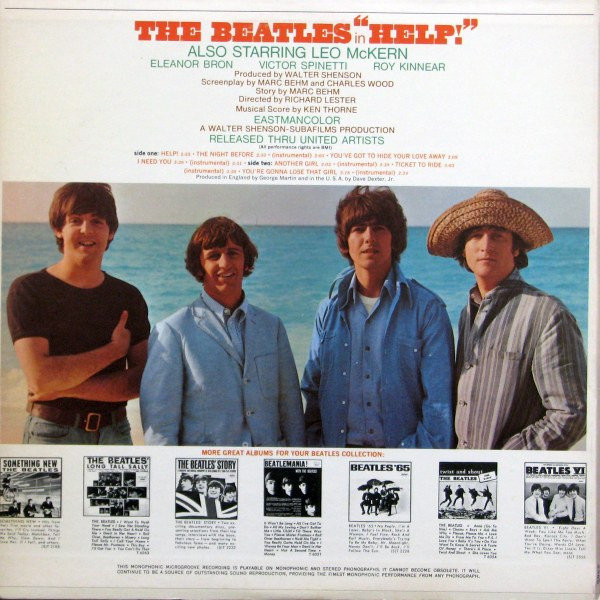 The Beatles - Help! (Original Motion Picture Soundtrack) | Capitol Records (MAS-2386) - 2