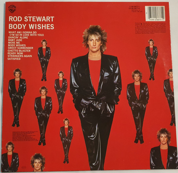 Rod Stewart - Body Wishes | Warner Bros. Records (92-3877-1) - 2