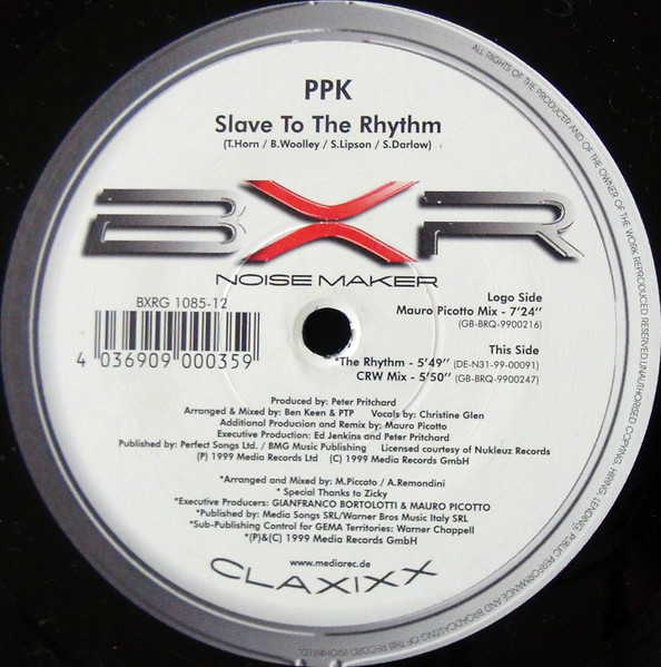 PPK - Slave To The Rhythm | BXR (BXRG 1085-12)