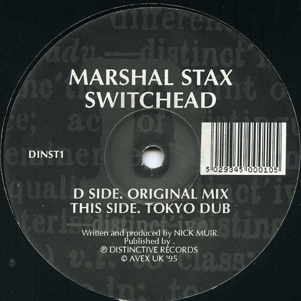 Marshal Stax - Switchead | Distinct'ive (DINST1)