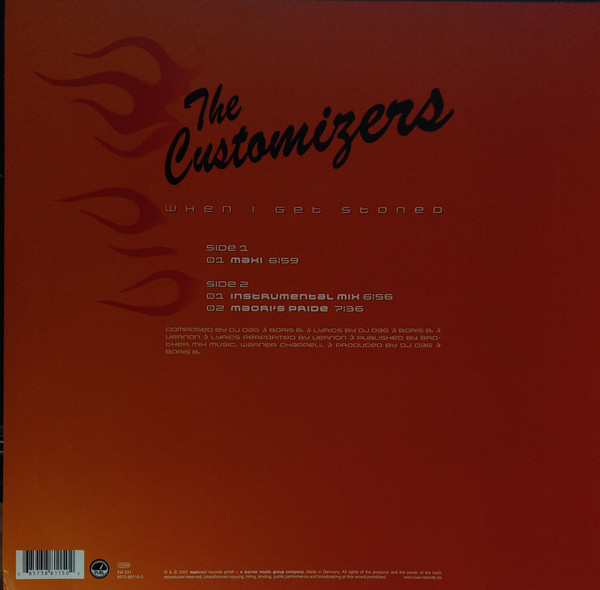 The Customizers - When I Get Stoned | Fuel Records (8573-88115-0) - 2