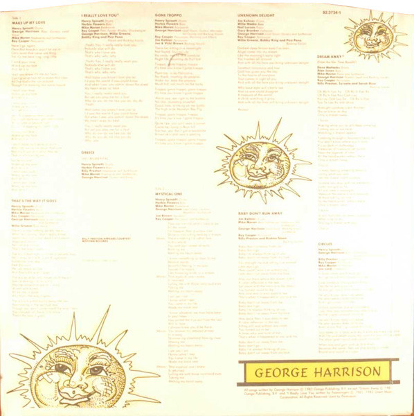 George Harrison - Gone Troppo | Dark Horse Records (92.3734-1) - 4