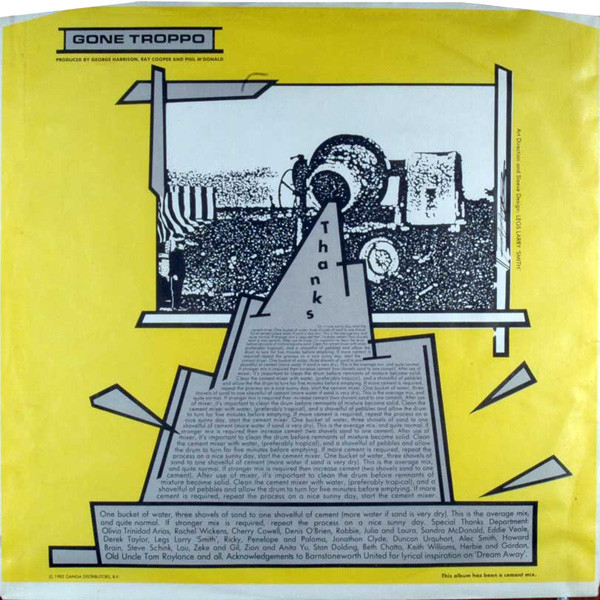 George Harrison - Gone Troppo | Dark Horse Records (92.3734-1) - 3