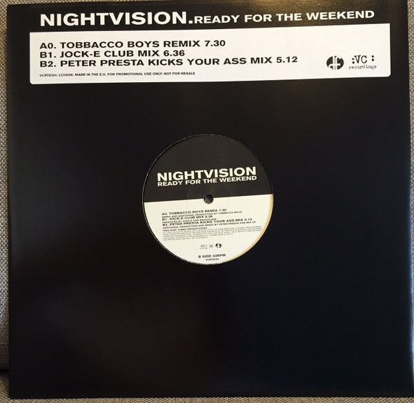 Nightvision - Ready For The Weekend | VC Recordings (VCRTDJ54)