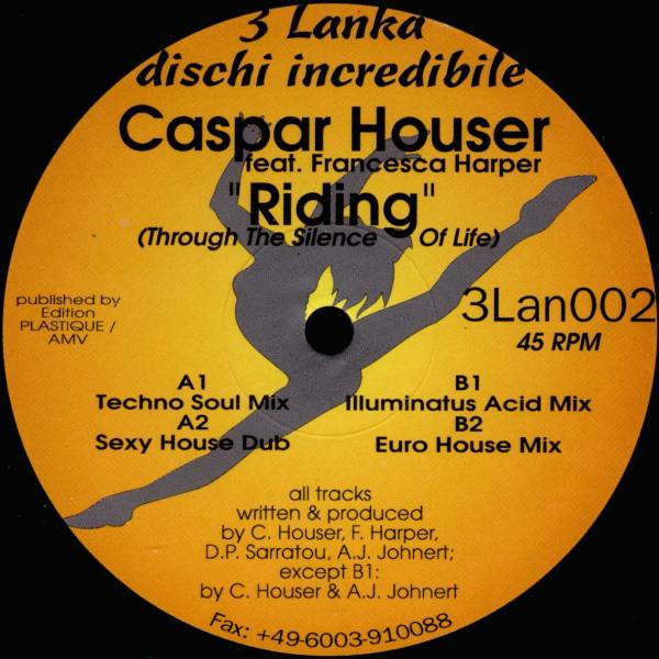 Caspar Houser Featuring Francesca Harper - Riding (Through The Silence Of Life) | 3 Lanka (3Lan002) - 3 Caspar Houser Featuring Francesca Harper - Riding (Through The Silence Of Life) | 3 Lanka (3Lan002) - 3