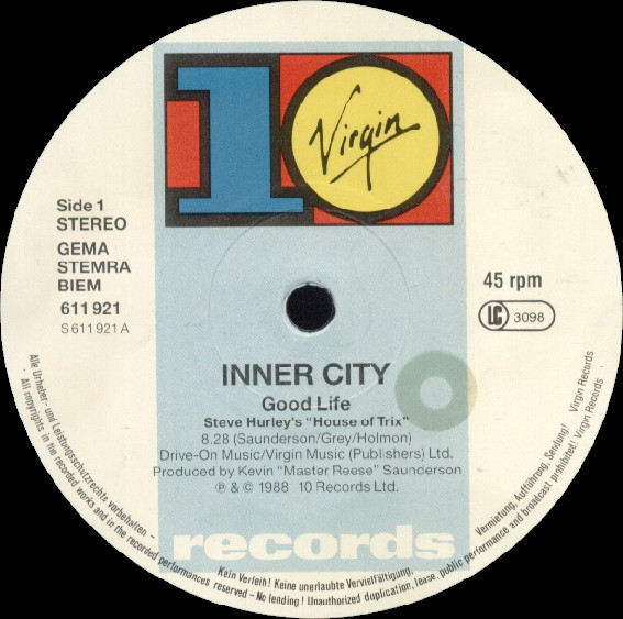 Inner City - Good Life | 10 Records (611 921) - 3