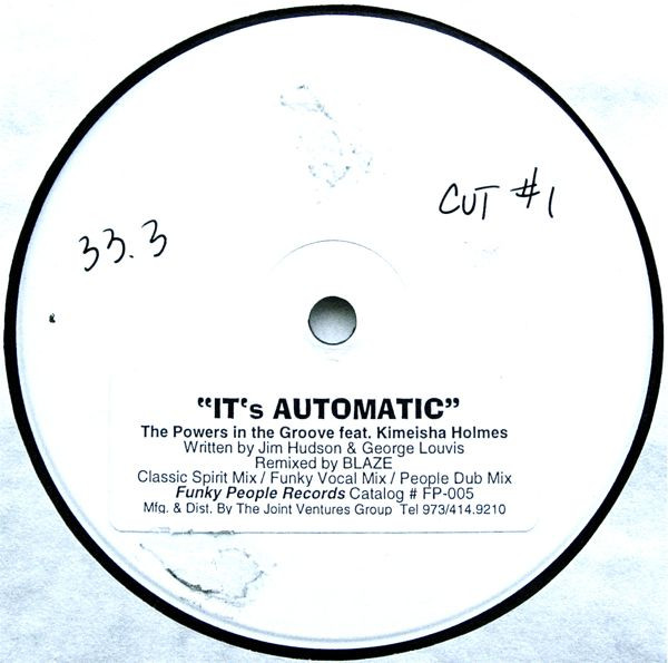 The Powers In The Groove Feat. Kimeisha Holmes - It's Automatic | Funky People (FP-005)