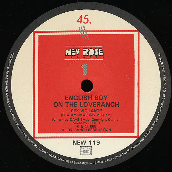 English Boy On The Loveranch - Sex Vigilante | New Rose Records (NEW 119) - 3 English Boy On The Loveranch - Sex Vigilante | New Rose Records (NEW 119) - 3