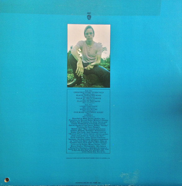 Bob Weir - Ace | Warner Bros. Records (BS 2627) - 2