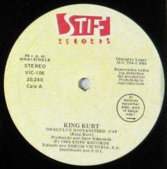 King Kurt - Destination Zululand | Stiff Records (B-20.240) - 3 King Kurt - Destination Zululand | Stiff Records (B-20.240) - 3