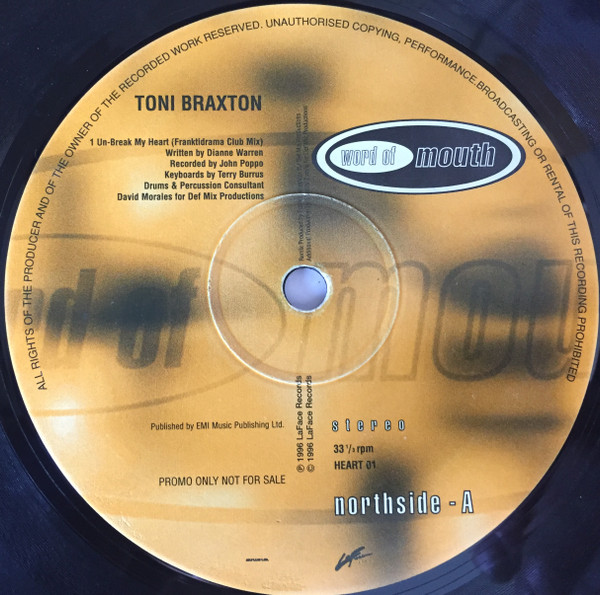 Toni Braxton - Un-Break My Heart | LaFace Records (HEART 01)