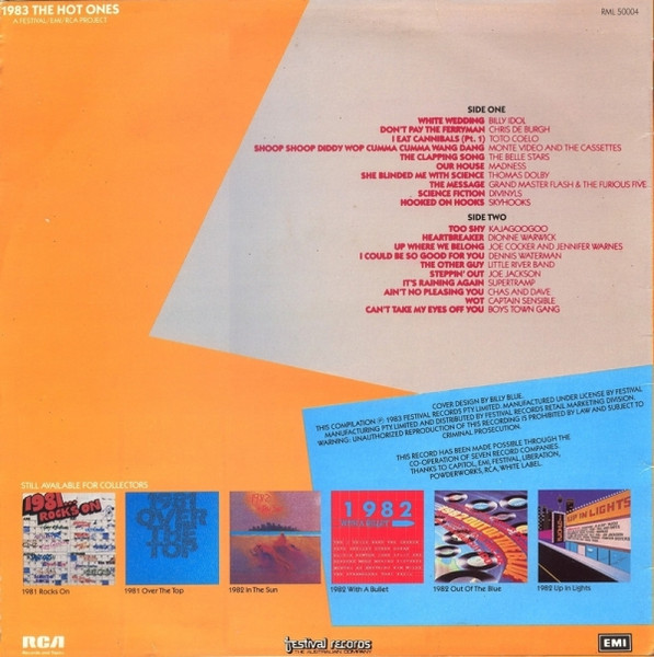 Various - 1983 The Hot Ones | Festival Records (RML 50004) - 2