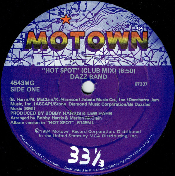 Dazz Band - Hot Spot (Club Mix) | Motown (4543MG) - main