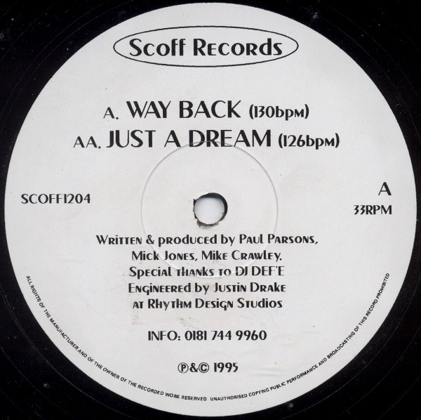 Scoff Boys - Way Back / Just A Dream | Scoff Records (SCOFF 1204)