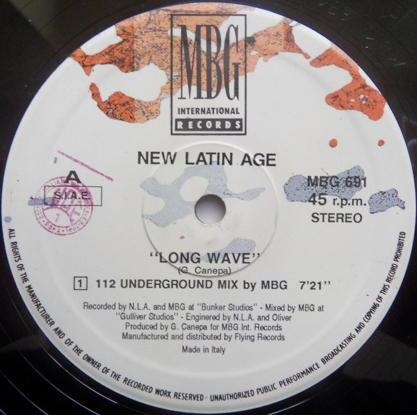 New Latin Age - Long Wave | MBG International Records (MBG 691)