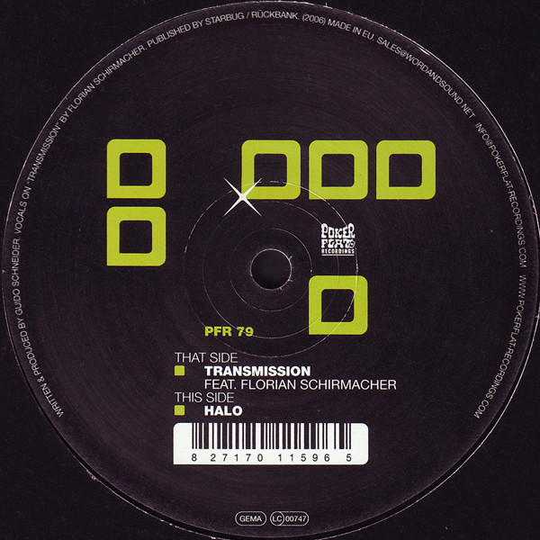 Guido Schneider - Transmission | Poker Flat Recordings (PFR 79) - 2