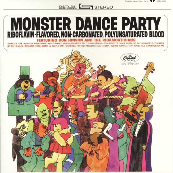 Don Hinson And The Rigamorticians - Monster Dance Party | Capitol Records (RGM-1889) - main Don Hinson And The Rigamorticians - Monster Dance Party | Capitol Records (RGM-1889) - main