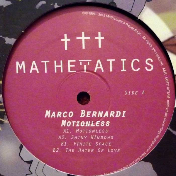 Marco Bernardi - Motionless | Mathematics Recordings (MATH 082) - main Marco Bernardi - Motionless | Mathematics Recordings (MATH 082) - main