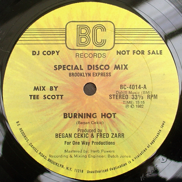 Brooklyn Express - Burning Hot | BC Records (BC-4014)