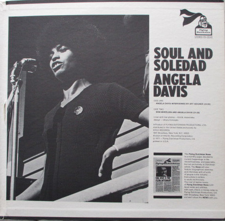 Angela Davis - Soul And Soledad | Flying Dutchman (FD-10141) - 3