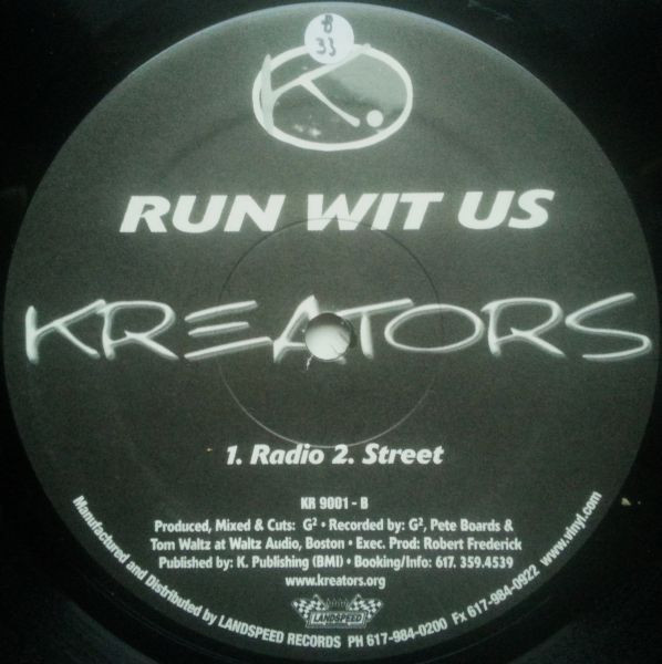 Kreators - Home / Run Wit Us | Not On Label (KR 9001) - 4