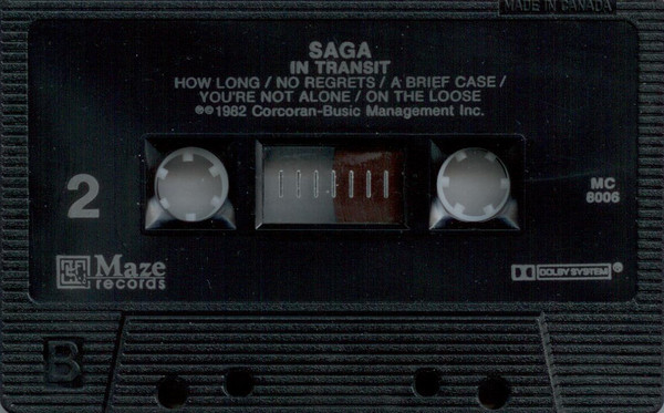 Saga - In Transit [Cassette] | Maze Records (MC-8006) - 4