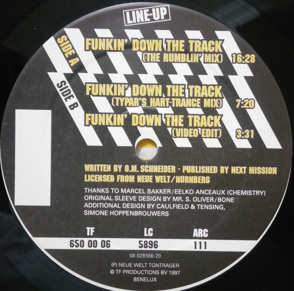 Mr. S. Oliver - Funkin' Down The Track | TF Productions (TF 650 00 06)