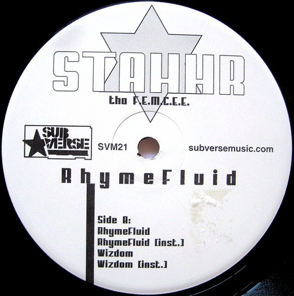 Stahhr - Rhyme Fluid | Sub Verse Music (SVM21) - 3
