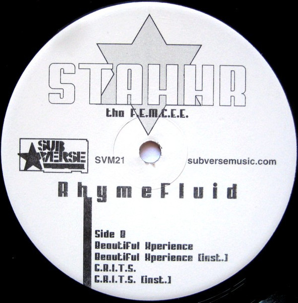 Stahhr - Rhyme Fluid | Sub Verse Music (SVM21) - 4