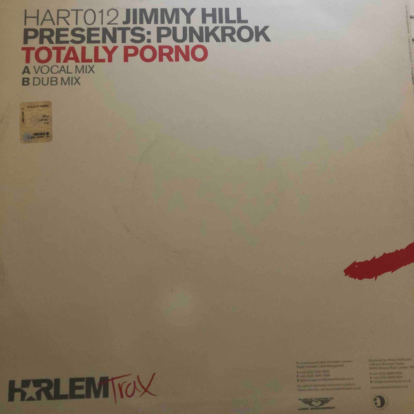 Jimmy Hill Presents Punkrok - Totally Porno | Harlem Trax (HART 012)
